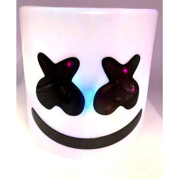 Marshmello LED Plastic Light Up Helmet - Picture 3 of 8